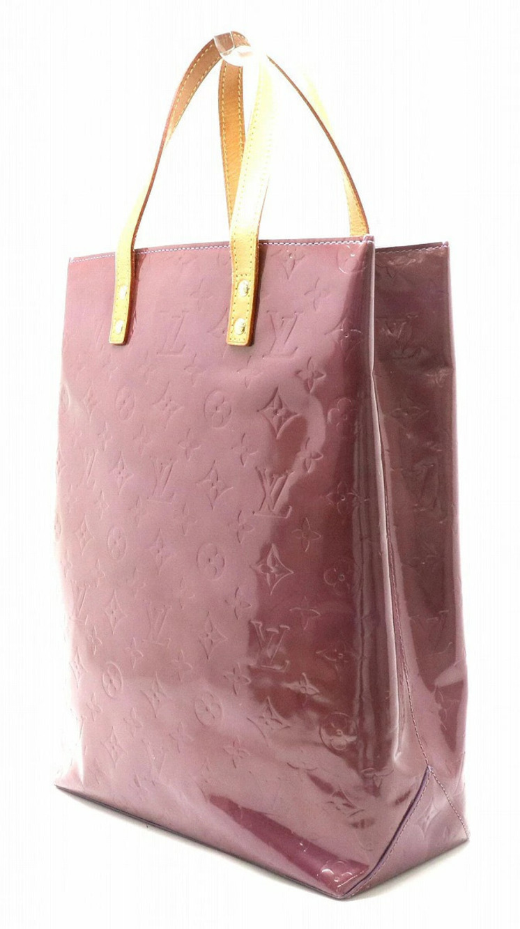 Louis Vuitton Bag Handbag Vernis Patent Leather Lead Monogram Tote Vernis Brown